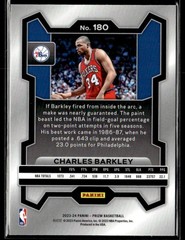 2023-24 Panini Prizm #180 Charles Barkley Prizms Silver Basketball Card 3603O