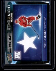 2021-22 Credentials #1SR-3 Moritz Seider Star of the Night: First Star Rookies