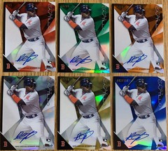 Rusney CASTILLO 2015 Finest Refractor RC AUTO #FA-RCA Lot(6) /5 /25 /50 /99 /150