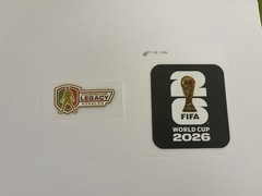 Legacy Argentina Portugal World Cup Player Size Soccer Shirt Jersey Patch Badge
