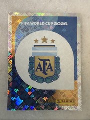 Panini Argentina Badge FIFA World Cup 2026 Sticker ARG 1 Hologram USA Edition