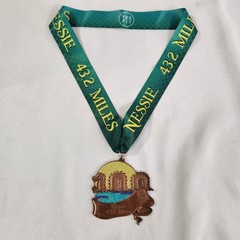 Nessie 43.2 Miles Loch Ness Yes Fit Medal Half Marathon Award Medallion Race