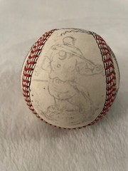 RARE GEORGE SOSNAK ROGER MARIS 61 HOMERUN UNFINISHED BASEBALL !