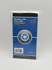 (100-Pack) CSP Graded Card – PSA Size – Resealable Sleeves – 2 mil Poly Bags