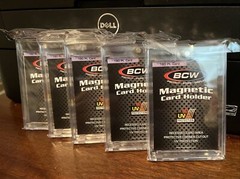 BCW Magnetic Card Holder 180pt Point with UV Protection – Lot of 5 holders