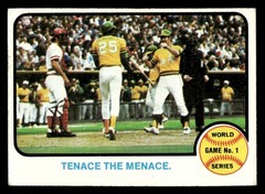 1973 Topps World Series Game 1 WS #203 Oakland Athletics