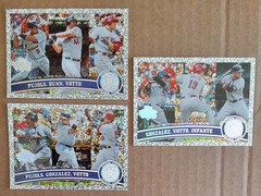 2011 TOPPS DIAMOND ANNIVERSARY SPARKLES 2010 BATTING LEADERS (3) PLUS SEE BELOW