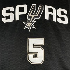 Stephon Castle #5 San Antonio Spurs Stitched Basketball Jersey Black S-2XL
