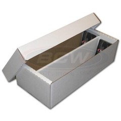 BCW Shoe Storage Box 1,600 CT Holds 300 Toploads Sports Trading Pokemon MTG Card