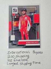 Bubba Wallace Silver Card #60 Donruss 2023 — Destiny Awaits, Buyer-san!!
