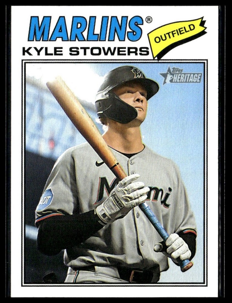 2026 Topps Heritage 395 Kyle Stowers Miami Marlins Short Print SP