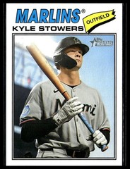 2026 Topps Heritage 395 Kyle Stowers Miami Marlins Short Print SP