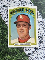 1972 Topps Baseball Rich Robertson #618 Chicago White Sox EX Low Shipping