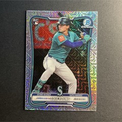 Topps 2025 Bowman Chrome Cole Young Rookie #78 Mojo Refractor Seattle Mariners