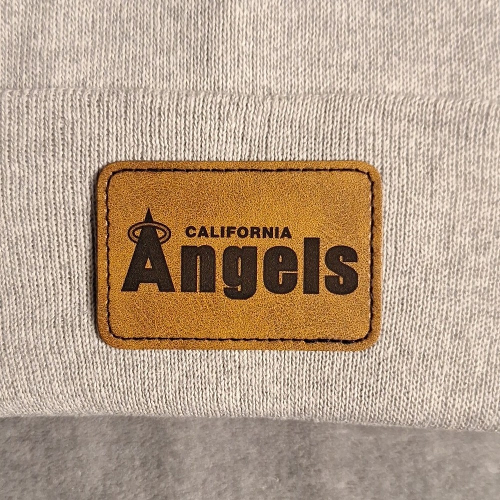Angels Leather Rectangle Patch MLB (Patch Only)