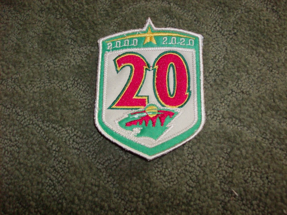 Free Ship, Minnesota Wild patch, authentic NHL, 4 inches by 3, nice