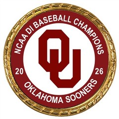 Tribute Coin Oklahoma Sooners 2026 DI Baseball Champions College World Series