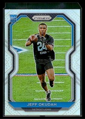 Jeff Okudah 2020 Panini Prizm #359 Silver Rookie