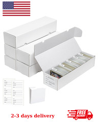 Trading Card Storage Box | 6 Pack • 1100 Count Bulk Card Storage Box |