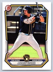 ANDREW FISCHER BREWERS RC 1st card 2026 BOWMAN PROSPECTS #BP- 149