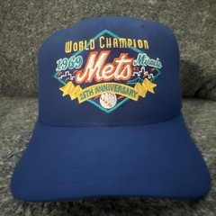 VTG NWOT New York Mets 1969-1994 25th Anniversary Snapback Hat World Champion