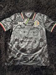 Mexico 1998 World Cup retro jersey Gray/Black size L