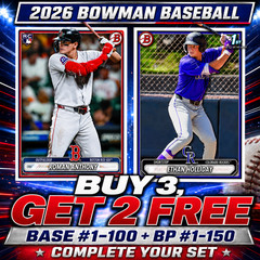 2026 Bowman Baseball Base & Prospects 1-100 BP-1-150 You Pick Complete Your Set