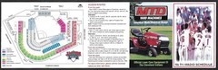 1996 CLEVELAND INDIANS MTD Yard Machines Regular Season POCKET SCHEDULE NM-MT