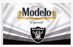 Las Vegas Oakland Raiders Modelo Flag – 5×3 Ft. US Seller