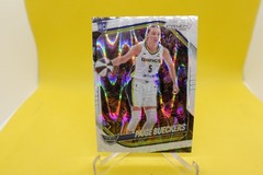 2025 Panini Prizm WNBA Paige Bueckers #5 RC White Seismic Prizm Dallas Wings