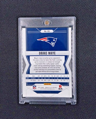 DRAKE MAYE HOLO FOIL RAINBOW REFRACTOR INVESTMENT CARD PATRIOTS MVP? Superbowl