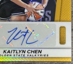Kaitlyn Chen 2025 Panini Prizm WNBA SP RC Gold Prizm Auto Autograph /10 #TB-KC