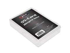 10 BCW Hinged Card Deck Boxes Hold 55 Trading Gaming Sport Cards Storage Clear