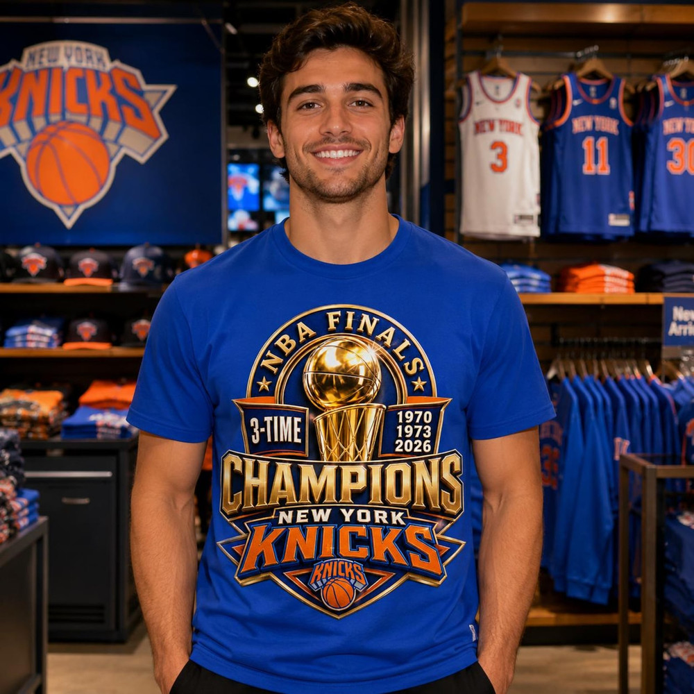 NBA Finals Champions 3-Time New York Knicks 1970 1973 2026 Basketball Shirt