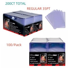 Ultra PRO Top Loaders 3″ x 4″ Regular 35pt + Soft Sleeves 200/500/1000ct