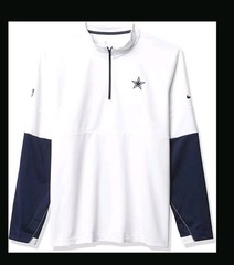 NIKE THERMA FIT DALLAS COWBOYS 1/2 ZIP 3XLT MENS Pullover Jacket NWT