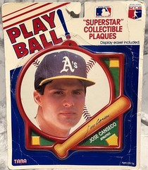 MLB – Jose Canseco Plaque – Display Easel Included – Play Ball – 029116445000