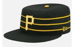 New Era Pittsburgh Pirates Pillbox Throwback Black Forbes Field Era Hat 7 1/4