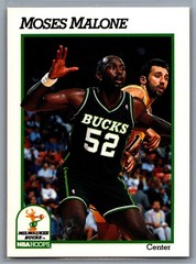 1991-92 NBA Properties Moses Malone [Base] Base Set