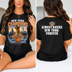 *HOT*New York Knicks 2026 Champions Trophy Skyline Shirt, NBA Finals Fan Apparel