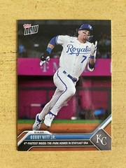 Bobby Witt Jr. 2023 Topps Now #708. 4th Fastest Inside The Park Homer