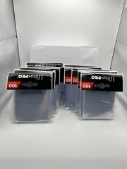 Ultra Pro PREMIUM Soft Sleeves 10 Packs of 100 for Standard Cards, 1000 total
