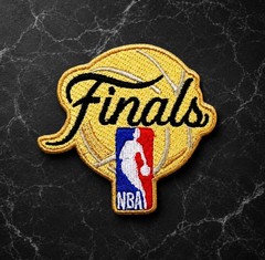 NBA FINALS CHAMPIONSHIP EMBROIDERED IRON ON PATCH 2.5″x2.5″FREE SHIPPING&TRACKIN