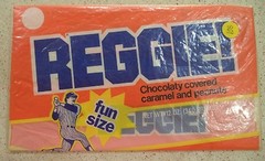 New York Yankees Reggie Jackson Bar 12 oz. Empty Package