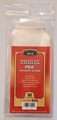50 PSA branded Perfect Fit Graded Sleeves Bags slab – protect your PSA card !