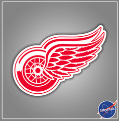 Detroit Red Wings NHL Ice Hockey Logo Sticker Decal *Size: 3″-12″*