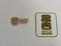 Legacy Argentina Portugal World Cup Player Size Soccer Shirt Jersey Patch Badge