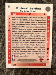 1992-93 Upper Deck – #67 Michael Jordan MVP REGULAR SEASON & FINALS