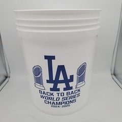 Authentic Wincraft Los Angeles Dodgers World Series 2025 5 Gal. Leaktite Bucket