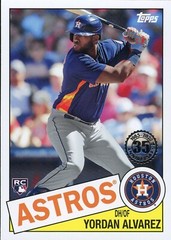 2020 Topps Yordan Alvarez #85TB-18 Rookie Card (RC) 1985 Anniversary